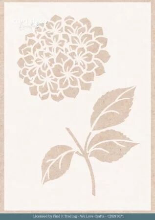 Pochoir - Blue Medow - Hydrangea