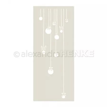 Pochoir - Boules de noël - Alexandra Renke