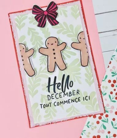 Pochoir - Carnet Enchanté - Feuillage stylisé - Les Ateliers de Karine