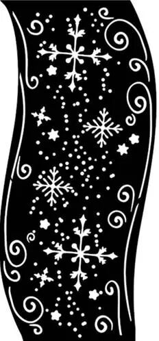 Pochoir - Christmas Ribbon
