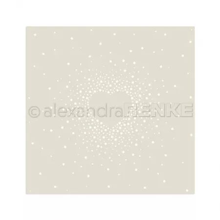 Pochoir - Coeur de petits points - Alexandra Renke