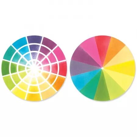 Pochoir - Color Wheel - Roue chromatique - Pochoirs à superposer - Sizzix