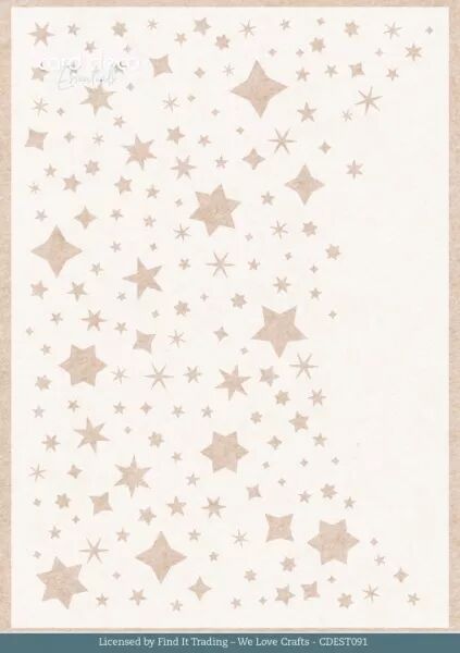 Pochoir - Cosy Winter - Cosy Stars - Card Deco