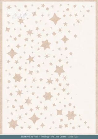 Pochoir - Cosy Winter - Cosy Stars - Card Deco