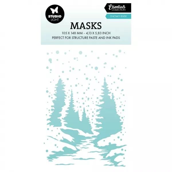 Pochoir - Essentials Collection - Snowy river - Studio Light