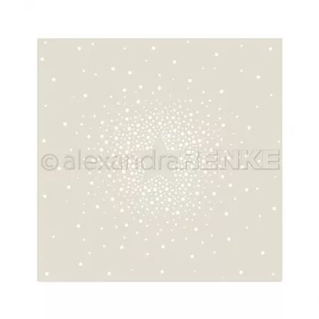 Pochoir - Etoile de petits points - Alexandra Renke