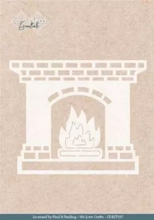 Pochoir - Fireplace