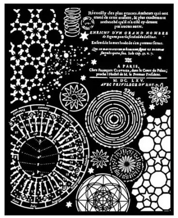 Pochoir - Fortune - Macrocosm mixed pattern