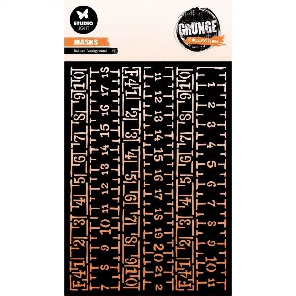 Pochoir - Grunge collection -  Rulers