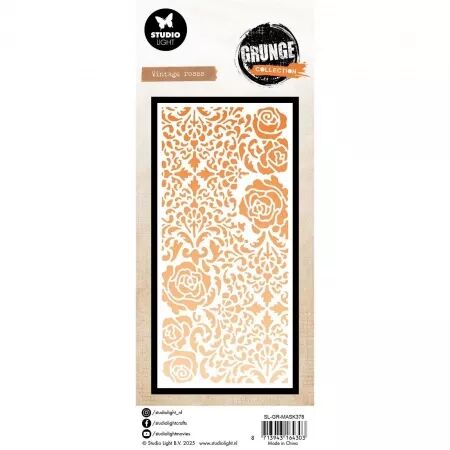 Pochoir - Grunge Collection - Vintafe rose - Studio Light