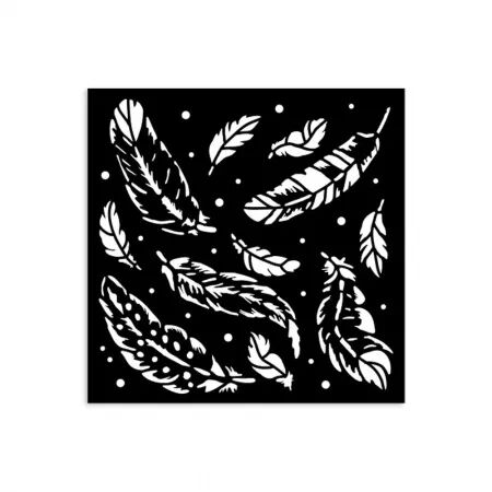 Pochoir - Herbarium Silvae - Plumes - Stamperia