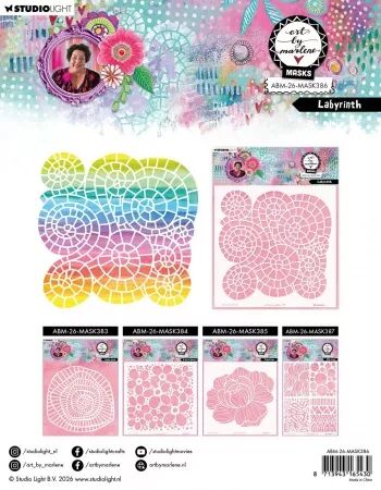 Pochoir - Labyrinth - Art by Marlene