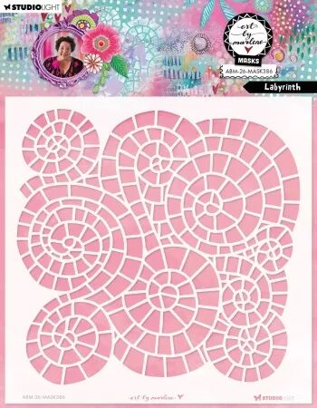 Pochoir - Labyrinth - Art by Marlene