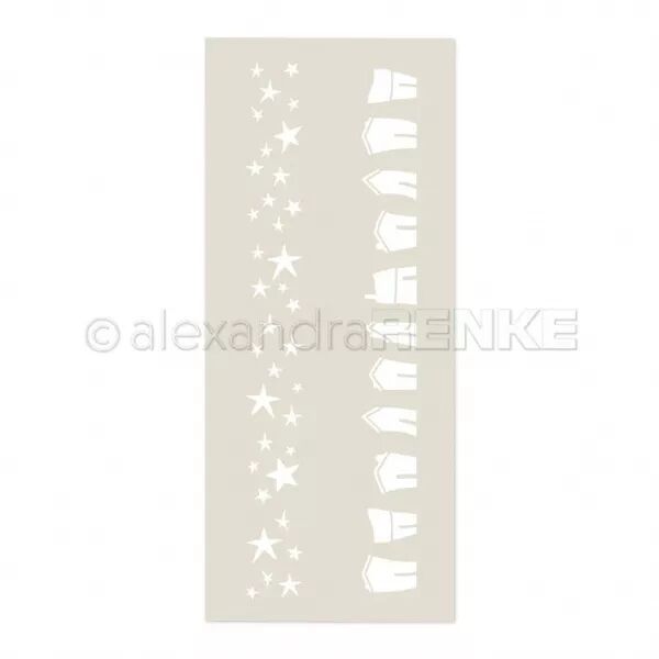 Pochoir - Maisons �toil�es - Alexandra Renke