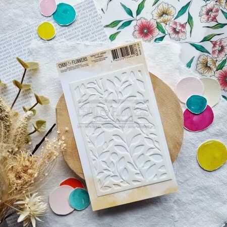 Pochoir - Mon p\'tit jardin - Feuillages - Chou and Flowers