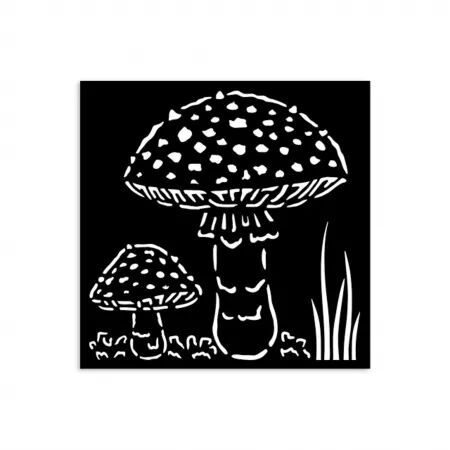 Pochoir - Mushrooms - Whispering Woods - Stamperia