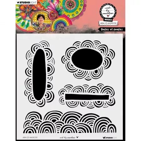 Pochoir - Oodles of doodles - Art by Marlene