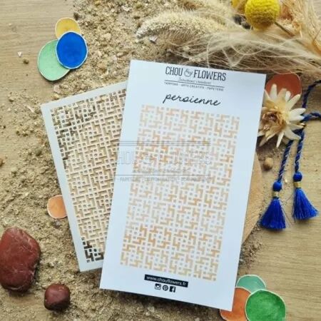 Pochoir - Persienne - Le Chant des Dunes - Chou and Flowers