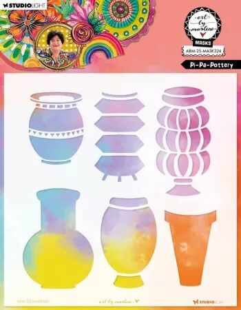 Pochoir - Pi-Pa-Pottery