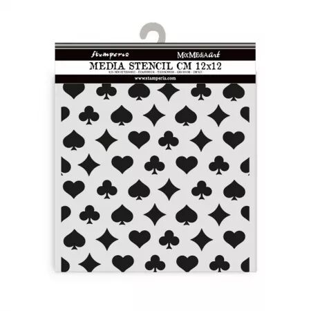Pochoir - Poker cards - Stamperia