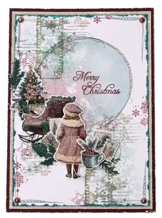 Pochoir - Snowflawe pattern - Christmas Blush - Studio Light