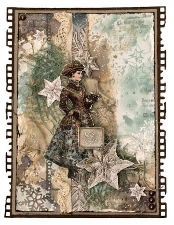 Pochoir - Snowflawe pattern - Christmas Blush - Studio Light