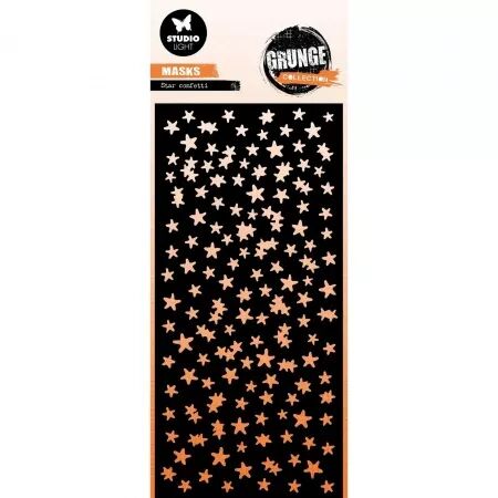 Pochoir - Star confetti - Grunge Christmas - Studio Light