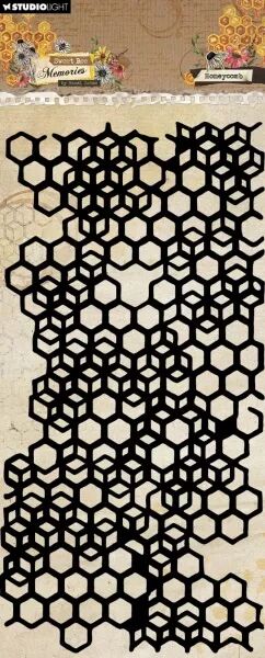 Pochoir - Sweet Bee Memories - Honeycomb