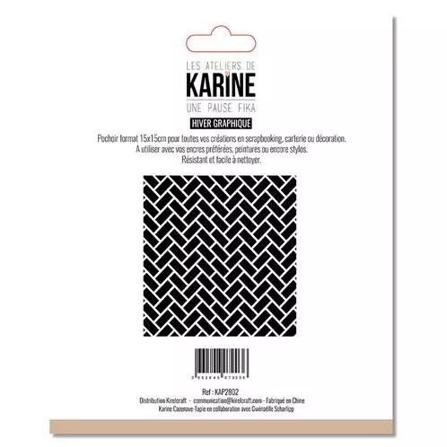 Pochoir - Une Pause Fika - Hiver graphique