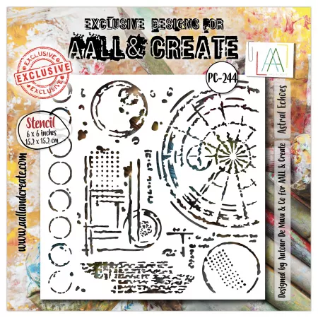 Pochoir #244 - Astral Echoes - AALL & Create