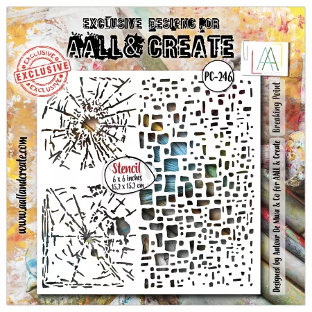 Pochoir #246 - Breaking point - AALL & Create