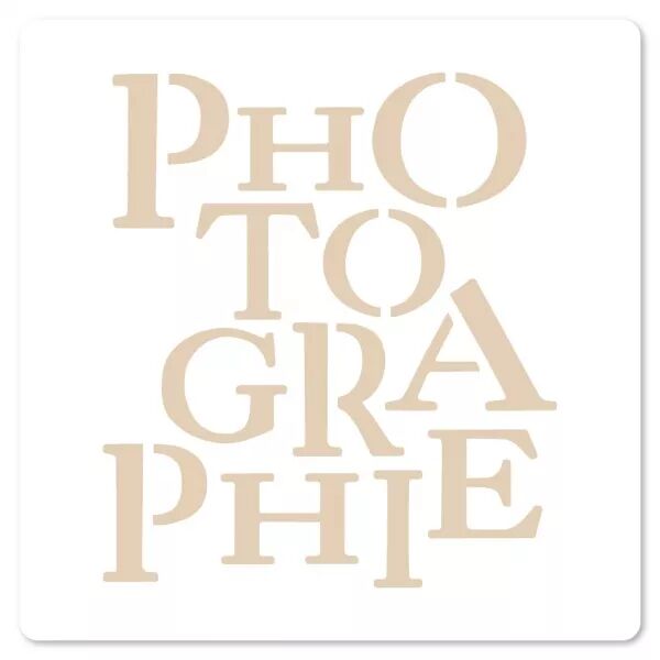 Pochoir 15 x 15 - PHOTOGRAPHIE - Horizons - Floril�ges Design