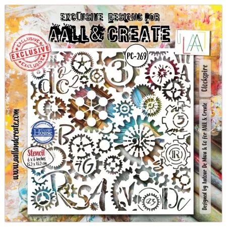 Pochoir 269 - Clockspire - AALL and Create