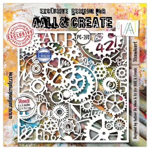 Pochoir 270 - Steamheart - AALL and Create