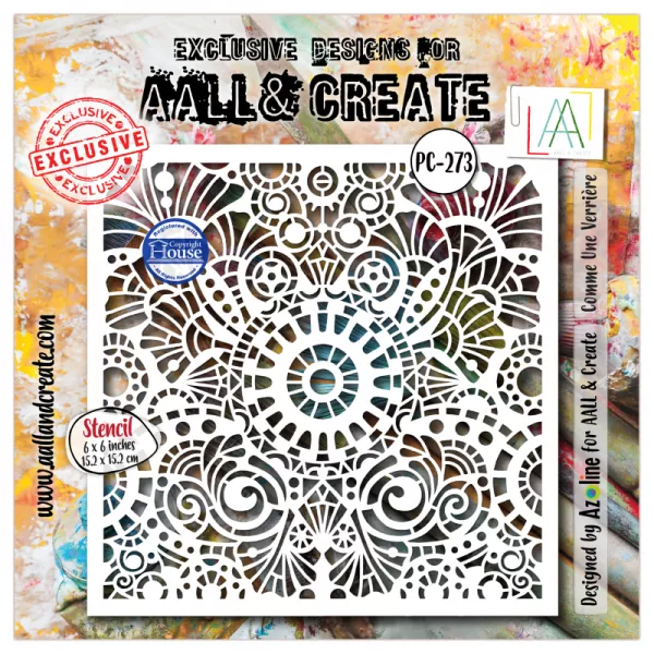 Pochoir 273 - Comme Une Verri�re - AALL and Create