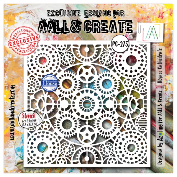 Pochoir 275 - Rosace Cath�drale - AALL and Create