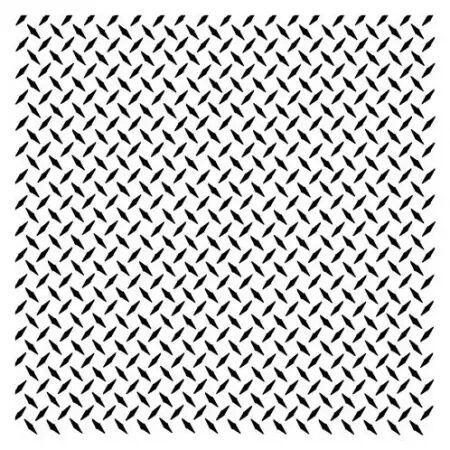 Pochoir 30x30 - Diamond plate