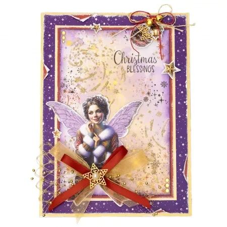 Pochoir A6 - Magical swirl - Christmas Essentials - Winter Wonderland - Studio Light