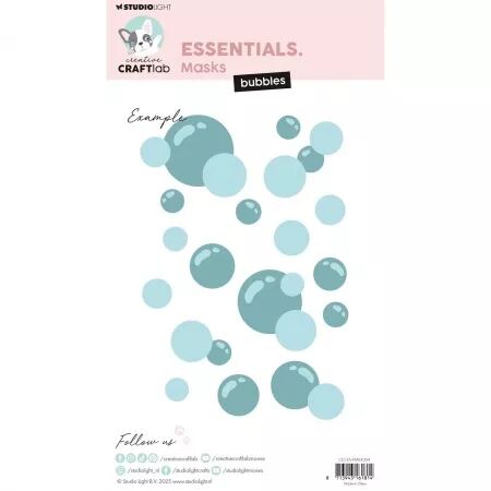 Pochoir Creative CraftLab - bubbles - bulles - Studio Light