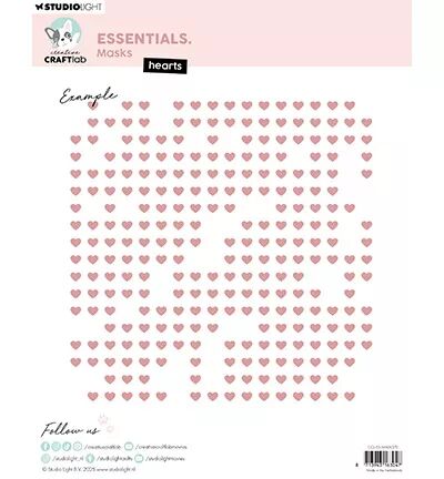Pochoir Creative CraftLab - Hearts - Studio Light