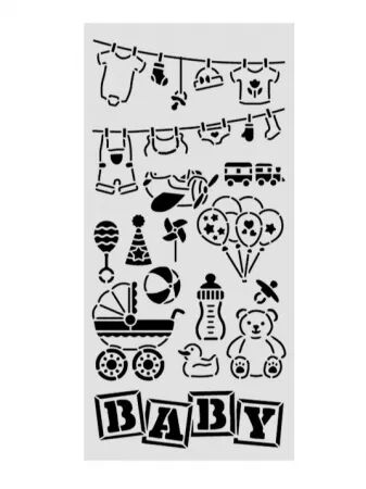 Pochoir DL - Baby Elements - Stamperia
