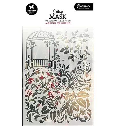 Pochoir Essentials - Collage Mask - Making Memories - Studio Light