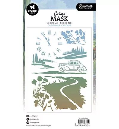 Pochoir Essentials - Collage Mask - Oldtimer Chique - Studio Light