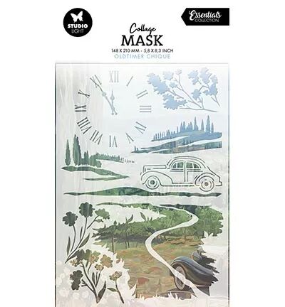 Pochoir Essentials - Collage Mask - Oldtimer Chique - Studio Light