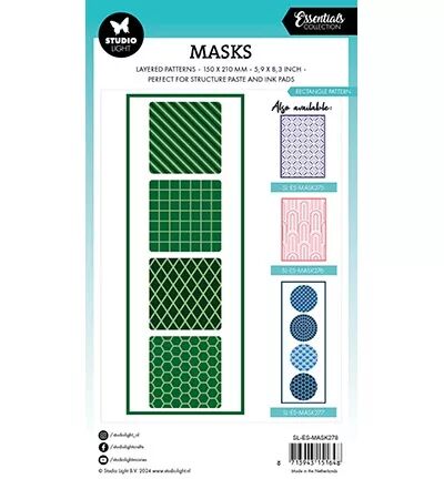 Pochoir Essentials - Rectangle Pattern - Studio Light