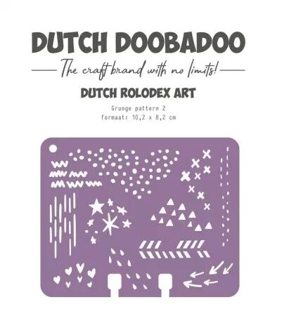 Pochoir Rolodex - Grunge pattern 2