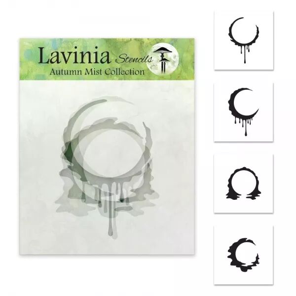 Pochoirs x4 - Collection The Coven of  Curiosities - Brume d\'automne -  Lavinia