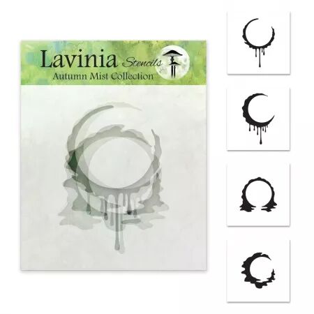 Pochoirs x4 - Collection The Coven of  Curiosities - Brume d\'automne -  Lavinia