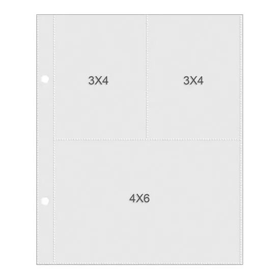Pocket Snap pages 6 x 8 \'\' - cloisonn�es