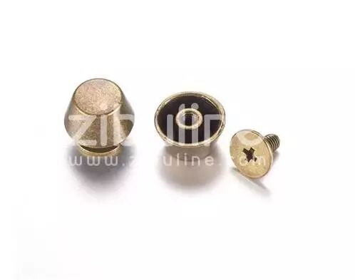 Poign�e rivet - Conique bronze